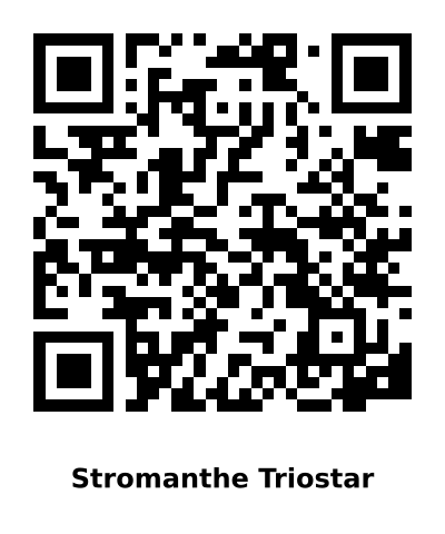QR code for Stromanthe Triostar